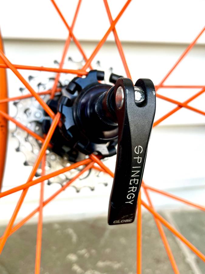 Spinergy FCC 4.7 Deep Carbon Fiber Road Bike Wheelset, Rim Brake