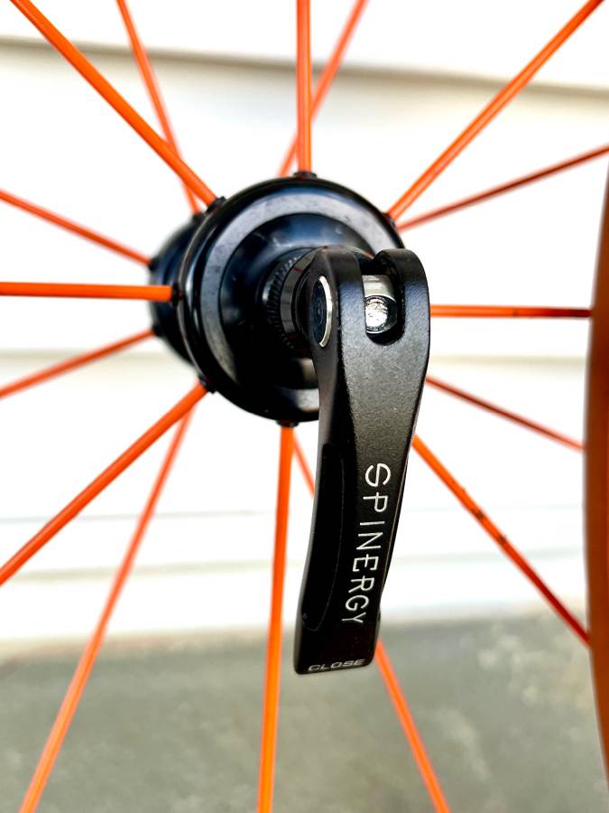 Spinergy FCC 4.7 Deep Carbon Fiber Road Bike Wheelset, Rim Brake