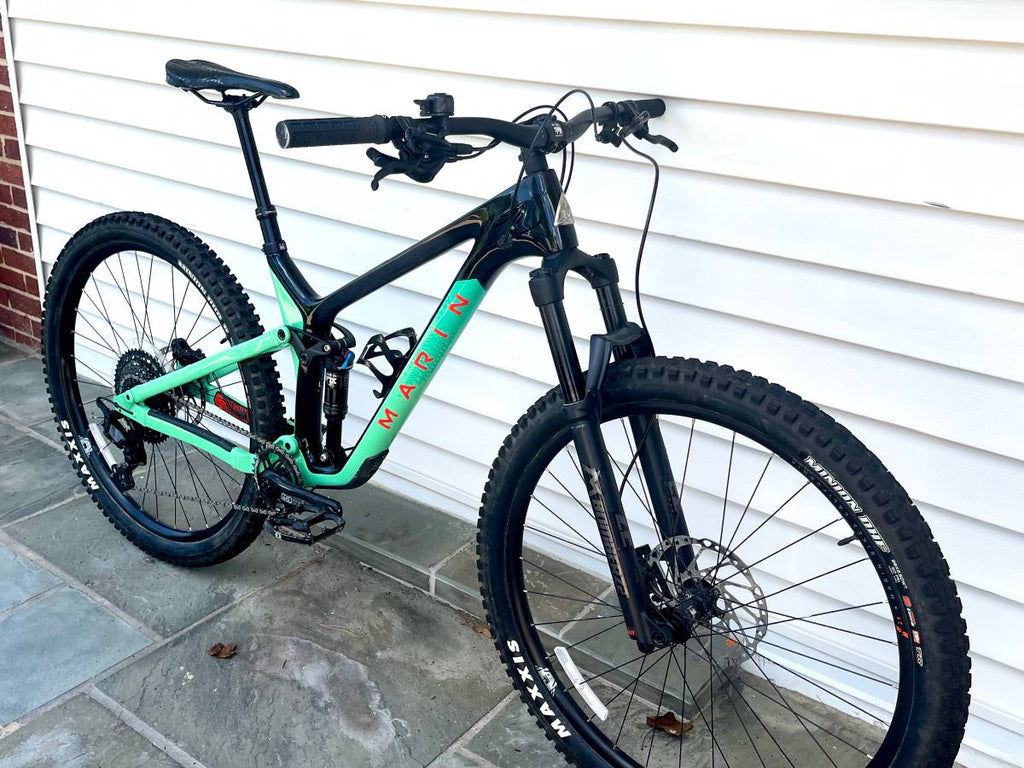 Large Marin Rift Zone Carbon 1 Full Suspension Mountain Bike, 1x12 SLX, Excellent Condition