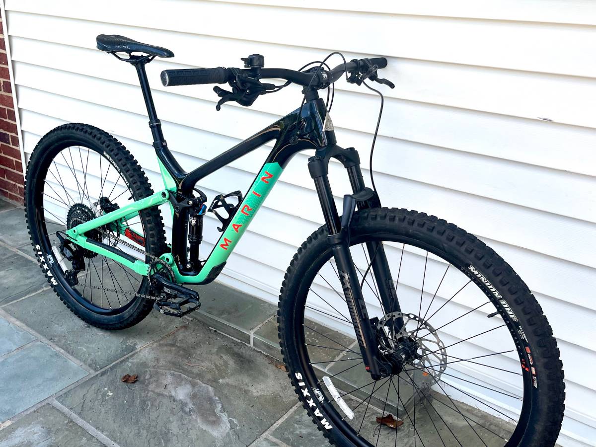 Large Marin Rift Zone Carbon 1 Full Suspension Mountain Bike, 1x12 SLX, Excellent Condition
