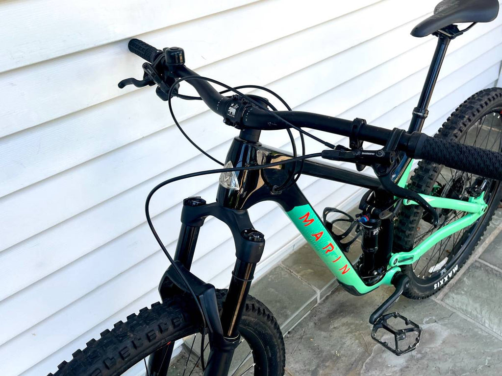 Large Marin Rift Zone Carbon 1 Full Suspension Mountain Bike, 1x12 SLX, Excellent Condition
