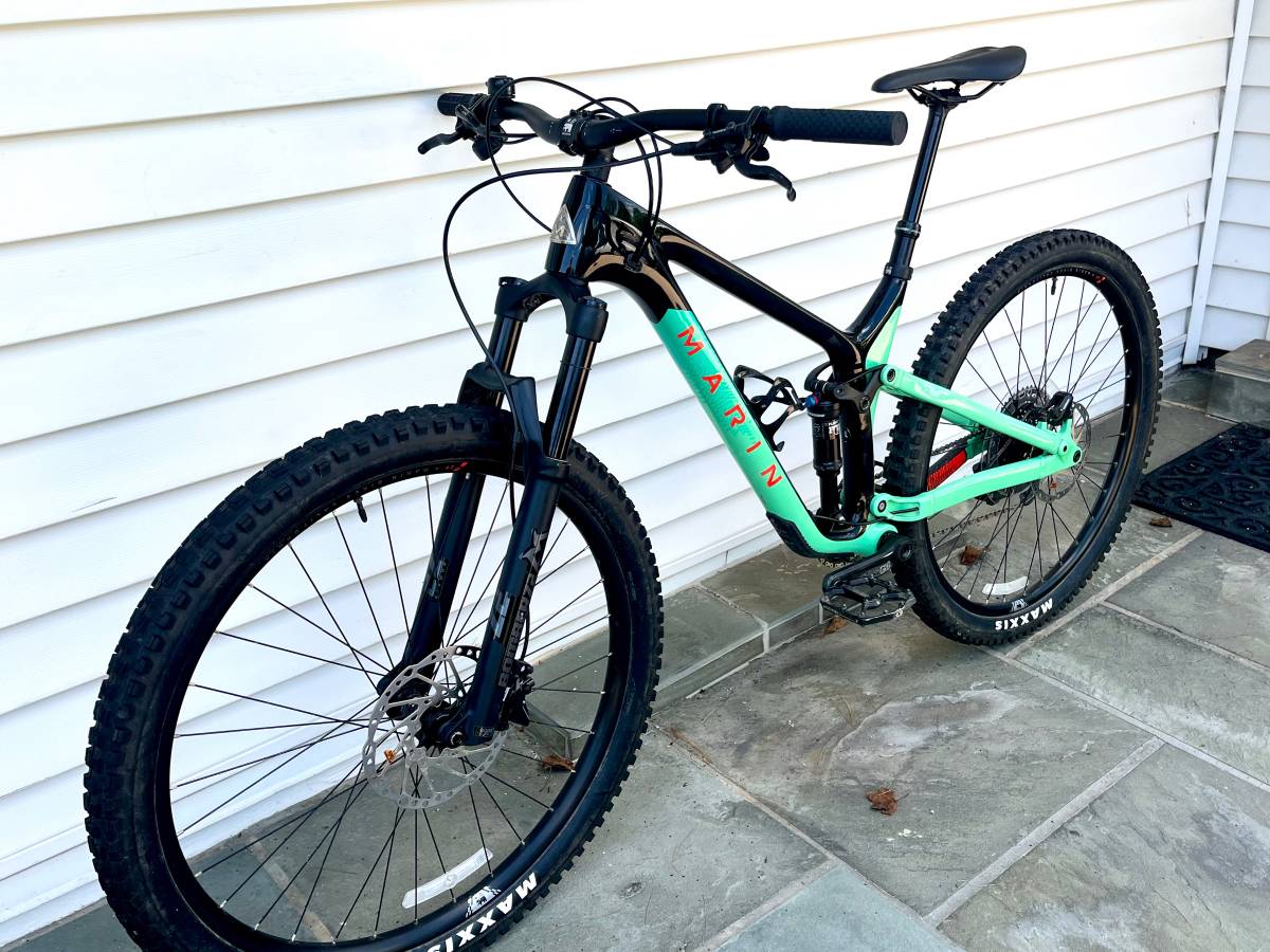 Large Marin Rift Zone Carbon 1 Full Suspension Mountain Bike, 1x12 SLX, Excellent Condition