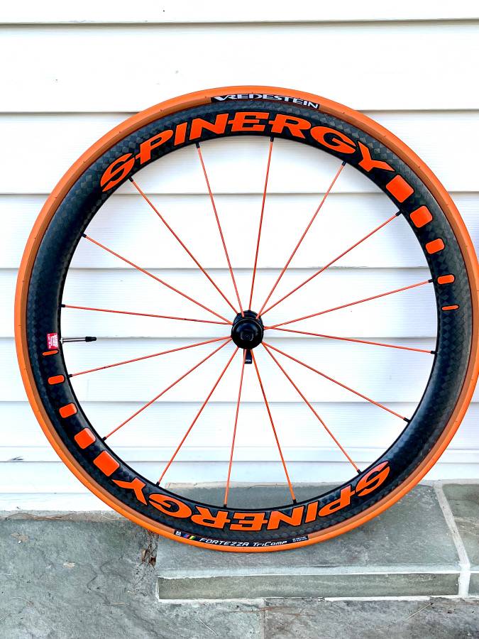 Spinergy FCC 4.7 Deep Carbon Fiber Road Bike Wheelset, Rim Brake