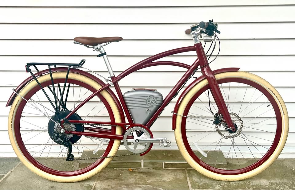 Small, Vintage Electric Bikes Cafe E-bike, 750W Motor