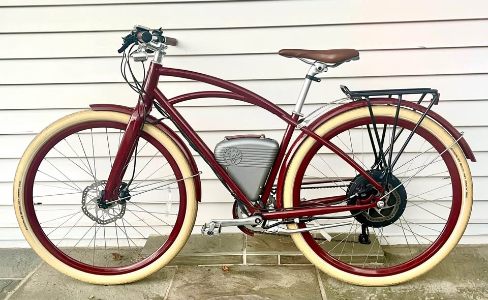 Small, Vintage Electric Bikes Cafe E-bike, 750W Motor