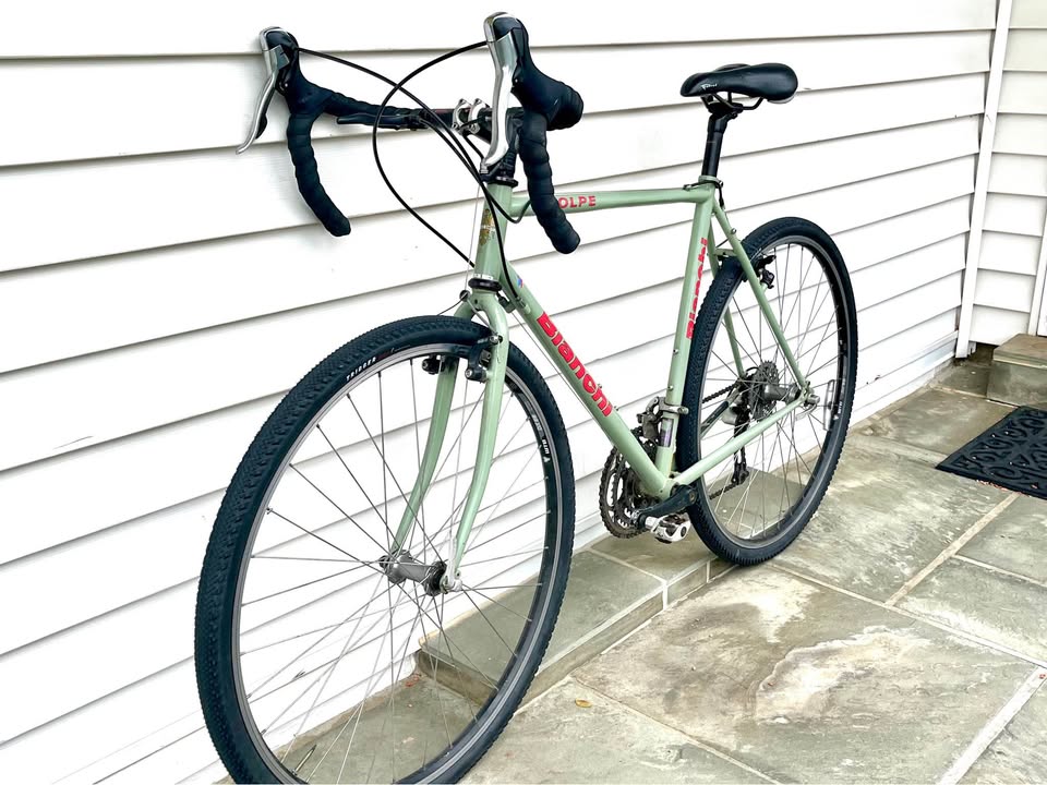Medium/Large (55cm) Bianchi Volpe Chromoly-Lite Steel Touring Gravel Bike, Recently Restored