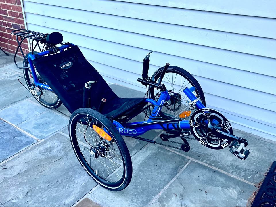 Catrike Road Recumbent Trike (Tricycle), Added Headrest