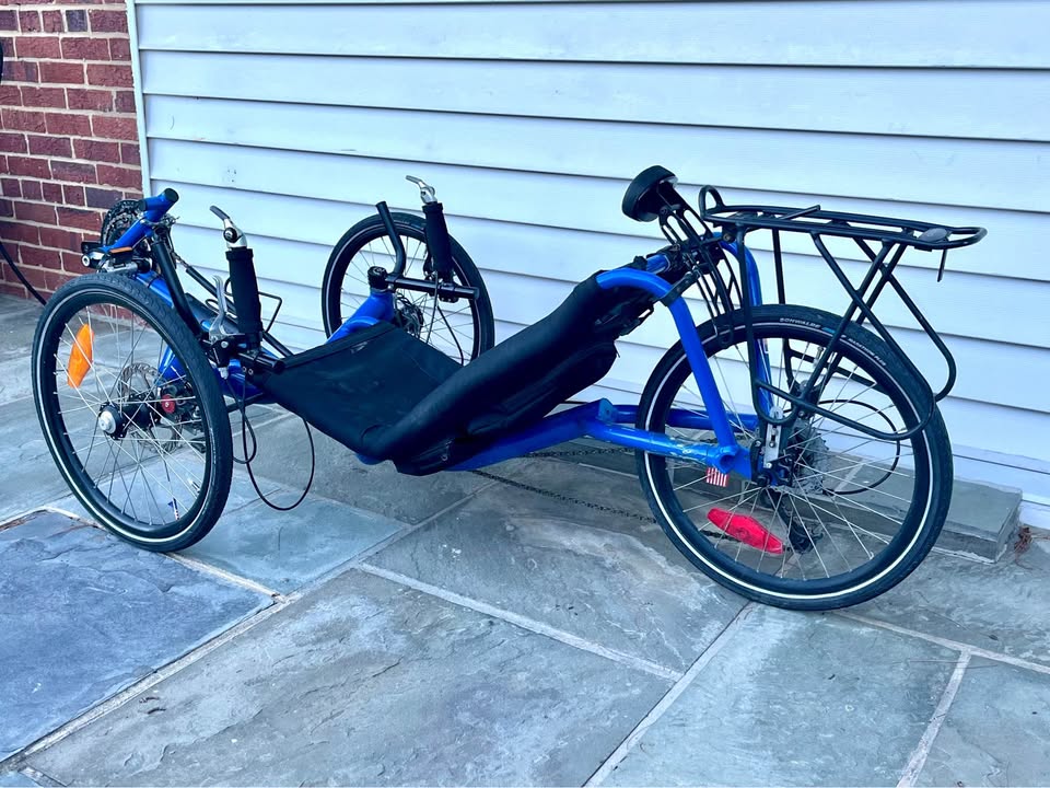 Catrike Road Recumbent Trike (Tricycle), Added Headrest
