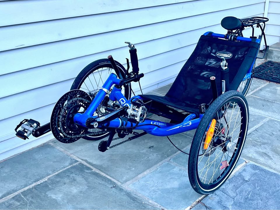 Catrike Road Recumbent Trike (Tricycle), Added Headrest