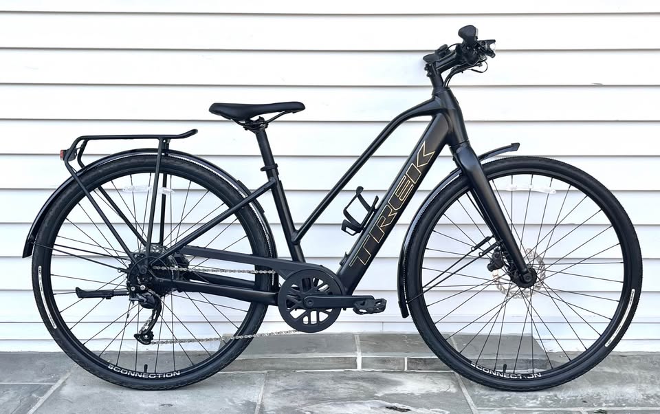Small Trek FX+ 2 Stagger Lightweight E-Bike, Upgraded Panaracer Tires - Like New