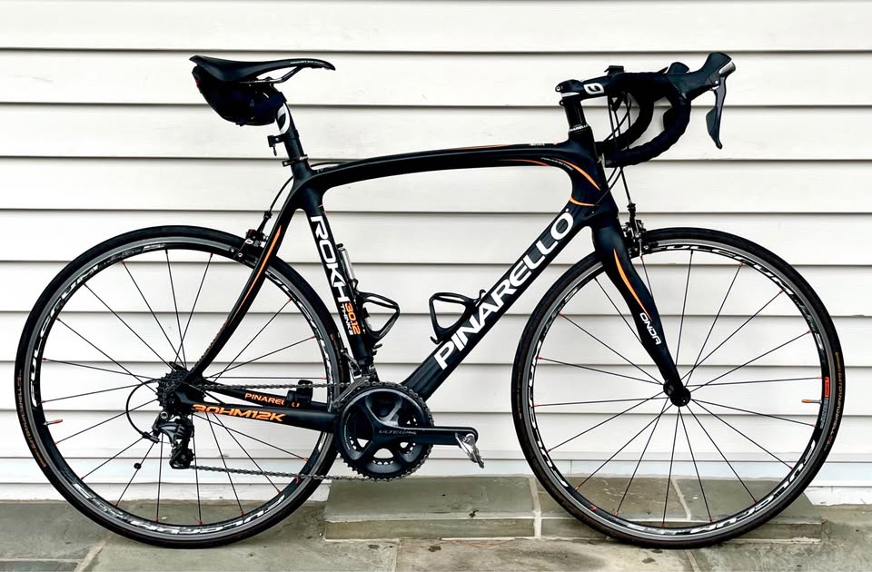 Large (550) Pinarello Rokh 30.12 Think 2 Full Carbon Fiber Road Bike, Excellent Condition