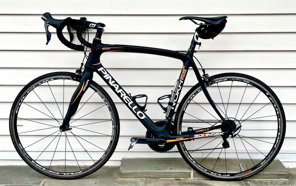 Large (550) Pinarello Rokh 30.12 Think 2 Full Carbon Fiber Road Bike, Excellent Condition
