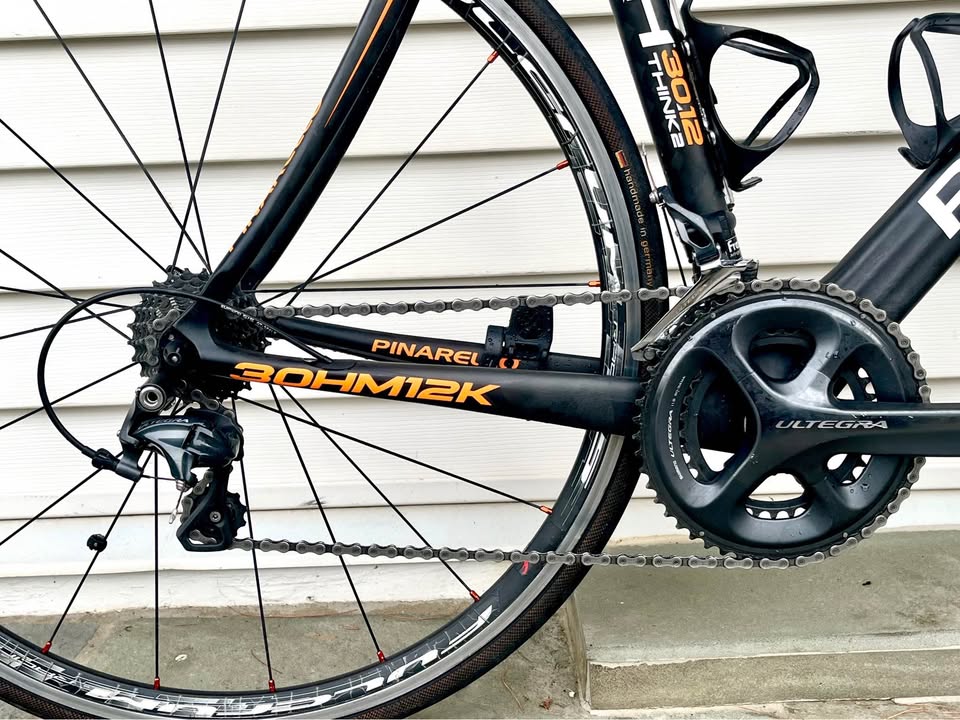 Large (550) Pinarello Rokh 30.12 Think 2 Full Carbon Fiber Road Bike, Excellent Condition