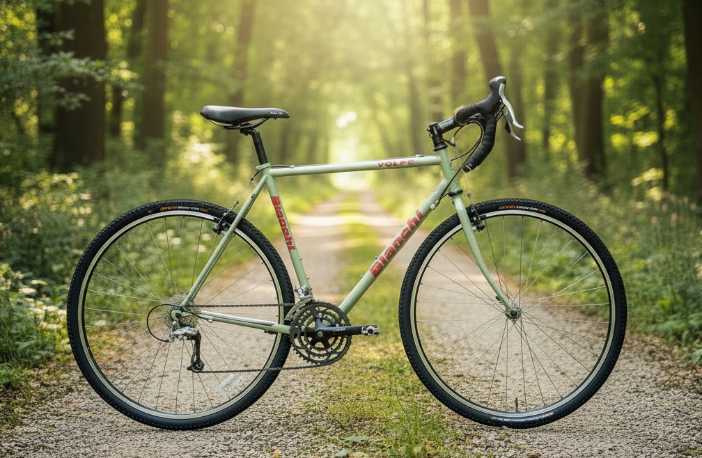 Medium/Large (55cm) Bianchi Volpe Chromoly-Lite Steel Touring Gravel Bike, Recently Restored
