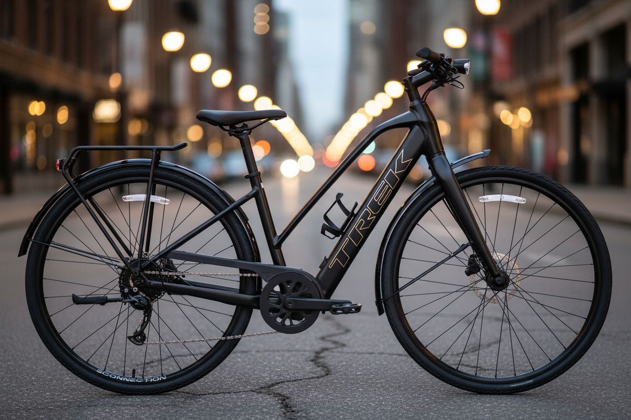 Trek FX+ 2 Stagger Urban Lifestyle Shot